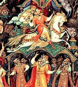 Холуйская миниатюра («Сивка-Бурка»)