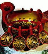 Хохломская роспись (братина)