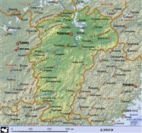 ЦЗЯНСИ (географическая карта)