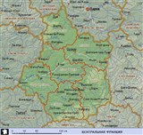 Центральная Франция (географическая карта)