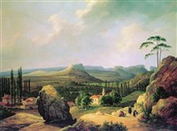 ЧЕРНЕЦОВ Никанор Григорьевич (Вид Каралезской долины на южном берегу Крыма)