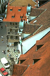 Черепица (черепичные крыши. Прага)
