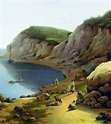 Чернецов Григорий Григорьевич (Вид Сюкеевских гор на Волге в Казанской губернии)