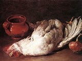 Черути Джакомо («Натюрморт с курицей, луком и чайником»)
