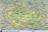 Чехия (географическая карта)