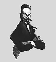 Шарж (В. Н. Дени. «Валерий Брюсов»)