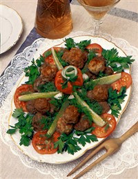 Шарики из говядины жареные