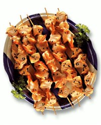 Шашлык из рыбы запеченный