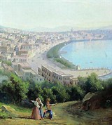 Щедрин Сильвестр Феодосиевич (Вид на Неаполь с дороги в Позилиппо)