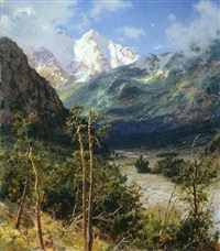 Эльбрус (картина А.А. Киселева)