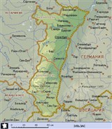 Эльзас (географическая карта)