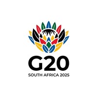 Эмблема южноафриканского саммита G20 в Йоханнесбурге (2025)