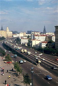 Эстакада (над Самотечной площадью в Москве)