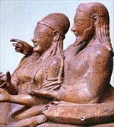 Этруски (Фрагмент саркофага)