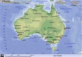 Австралия (географическая карта)