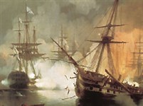 Айвазовский Иван Константинович (Морское сражение при Наварине 2 октября 1827 года)