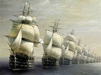 Айвазовский Иван Константинович (Смотр Черноморского флота в 1849 году)