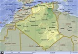 Алжир (географическая карта)