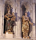 Алтарь (скульптуры алтаря аббатства в Муассаке, Франция)