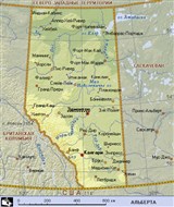 Альберта (географическая карта)