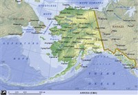 Аляска (географическая карта)