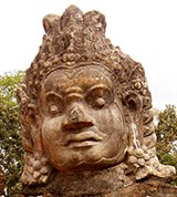 Ангкор-Тхом (скульптурный лик)