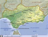 Андалусия (географическая карта)