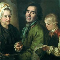 Антропов Алексей Петрович (портрет с женой и сыном)