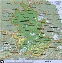 Аньхой (географическая карта)