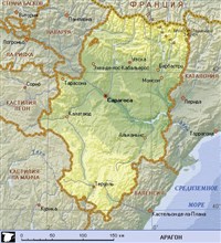 Арагон (географическая карта)
