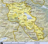 Армения (географическая карта)