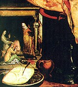 Артсен Питер (Натюрморт со сценой посещения Христом Марии и Марфы)