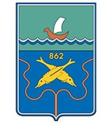 Белозерск (герб 1970 года)