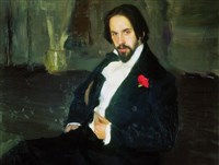 Билибин Иван Яковлевич (портрет работы Б.М. Кустодиева)