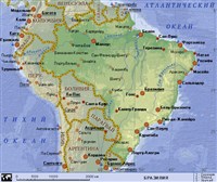Бразилия (географическая карта) (2)