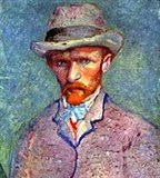 Ван Гог Винсент (Автопортрет в серой шляпе)