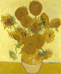 Ван Гог Винсент (Подсолнухи на желтом фоне)