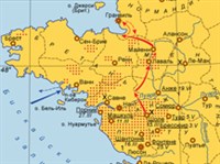Вандейские войны (карта)