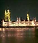 Великобритания (здание парламента ночью)