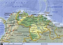 Венесуэла (географическая карта)