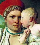 Венецианов Алексей Гаврилович (Кормилица с ребенком)