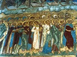Владимиро-Суздальская школа (фреска Успенского собора Княгинина монастыря)