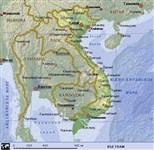 Вьетнам (географическая карта)