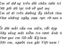 Вьетнамский язык (образец письма)