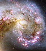 Галактика антенн (фотография)