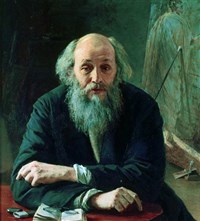 Ге Николай Николаевич (портрет работы Н.А. Ярошенко)