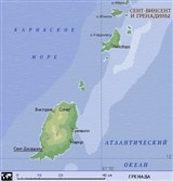 Гренада (географическая карта)