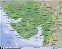 Гуджарат (географическая карта)
