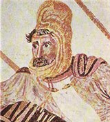 Дарий I (фрагмент мозаики)