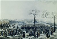 Декабристы (К. И. Кольман. «14 декабря 1825 года на Сенатской площади»)